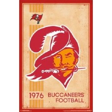 129688 Tampa Bay Buccaneers Retro Logo NFL Decor WALL PRINT POSTER US   332698555456